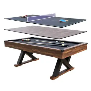 7ft 3in1 Multifunctional Game Table Billiards Table Table Tennis Table Dining Table Indoor Game Table.