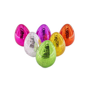 Fabrika doğrudan satış paskalya süslemeleri Glitter plastik yumurta masaüstü Led sıcak beyaz ışık yumurta dekorasyon çocuk parti oyuncak - Product Image 6