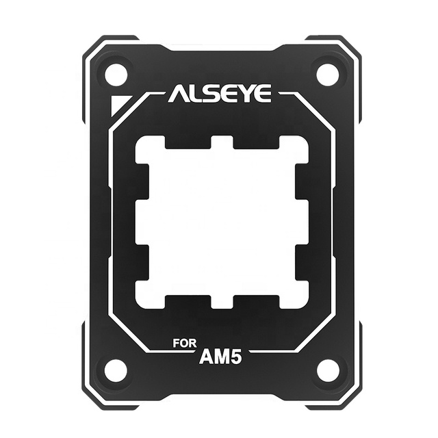 ALSEYE AM5 Black and Silver CPU Contact Frame for Secure Frame Kit Anti-Bending Buckle