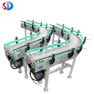 Convoyeur à bande à mailles plates en acier inoxydable à chaîne plate/bouteille de boisson - Product Image 4