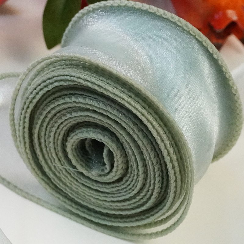 Vert jonc de mer sans noyau (4 cm x 10 mètres) ; Rouler