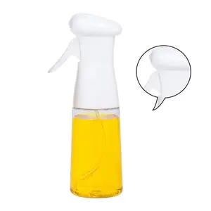 RUIPACK OEM 200ml empty continuous Oil Gravy Boats Cooking Baking Vinegar Mist Sprayer Barbecue Spray Bottle for Kitchen Cooking BBQ