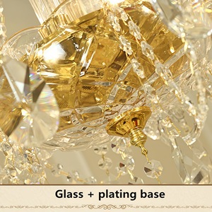 JYLIGHTING Traditional Luminaire Fancy Europe <b>Crystal</b> Chandelier <b>Ceiling</b> Luxury Lamp Home Decor Pendant <b>Light</b> <b>Crystal</b> Chandelier - Product Image 2