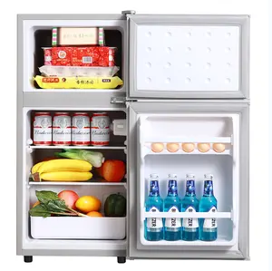 ตู้เย็นขนาดเล็กสองประตูแบบ R600a สำหรับตู้เย็นความจุขนาดเล็ก