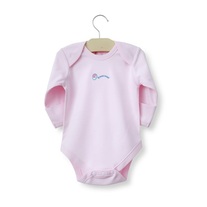 Body bébé 100% coton à manches longues, col enveloppe, vêtement vierge pour impression <span class=keywords><strong>de</strong></span> motifs personnalisés, sans étiquette, vêtements pour nouveau-nés - Product Image 2