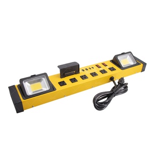 Linsheng Heavy Duty kim loại cắm với ổ cắm 6 cửa hàng 4 cổng USB Power Strip với bảo vệ tăng lý tưởng cho hội thảo nhà để xe đếm - Product Image 2