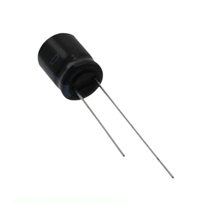 Condensateur traversant SMG160VB10RM10X12LL en aluminium 10uF 20% 160V RADIAL TH 10uF - Product Image 1