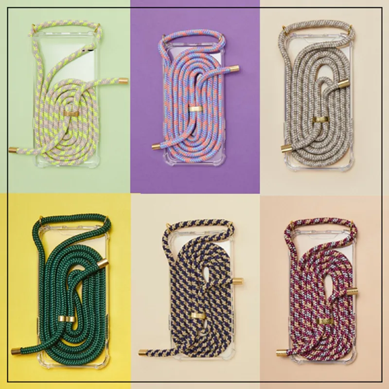 Strap Cord Chain Phone Case for Huawei Honor 20 10 8X 8S 8A 7A Necklace Lanyard Cover For P Smart Z Plus Y6 Y7 Y9 2019 2018