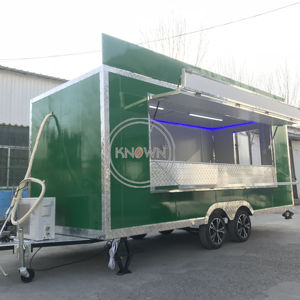 Compre nuevo remolque para remolque de comida rápida Camión de comida Remolque de carrito de comida callejera <span class=keywords><strong>a</strong></span> precios baratos - Product Image 4
