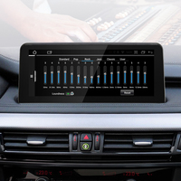 Système de navigation GPS sans fil Android 15 CarPlay & Android Auto CNSTWEI pour BMW X5 F15/X6 F16 avec écran tactile et support de tableau de bord