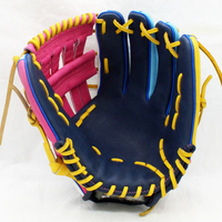 Guante de Béisbol de Cuero Kip Personalizado para Jugadores Adultos, para Lanzar con la Mano Derecha, Venta al Por Mayor