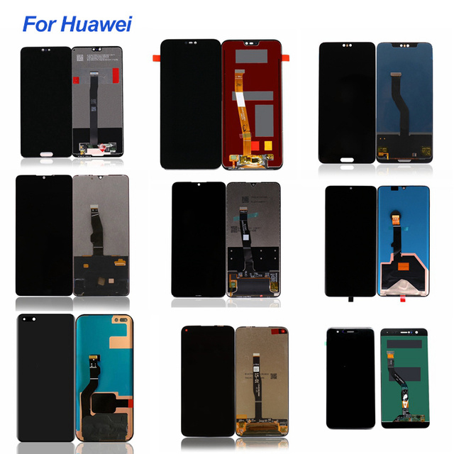 100% Tested LCD Display Screen for Huawei P20 P30 P40 Pro P Smart for Huawei 10 20 30 40 LCD Screen for Huawei
