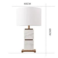 Lampe de table d'appoint de décoration de luxe pour chambre à coucher Design ferme lampe de table lanterne en métal rustique