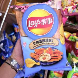 Patatine Taiwanesi Lays Salty Low-Fat <span class=keywords><strong>Serie</strong></span> Cibo Notturno, con Omi Wagyu, Cipolla Verde a Fette Spesse e Patate Dolci Arrostite, Semi-Morbide, in Sacchetto - Product Image 5