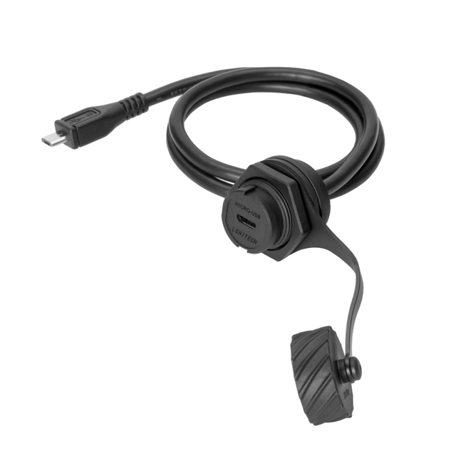 Micro USB Male Female Threaded Type Waterproof Connector IP67 Micro USB Cable Plug Socket