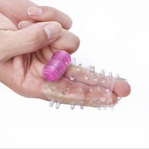 Vibrierender Hund <span class=keywords><strong>Ring</strong></span> Perlenpenisärmel Sperma-Sperrungsring Zeitverschiebung Ejakulation Penis-Massagegerät Klitoris-Stimulation Fingerabdeckung Männer - Product Image 1