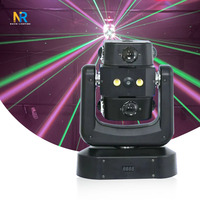 Lumière de scène à tête mobile laser, stroboscope laser LED à tête mobile pour bar