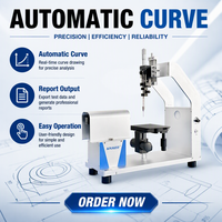 Testeur d'angle de contact de l'eau entièrement automatique haute précision, goniomètre optique pour la mesure de la perméabilité superficielle ASTM D7334, garantie 1 an