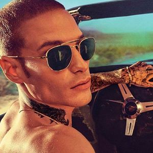 Newest Trendy Retro Men <b>Sunglasses</b> Driving UV400 Metal Frame Women Gradient Lens <b>Sunglasses</b> 2020 - Product Image 2