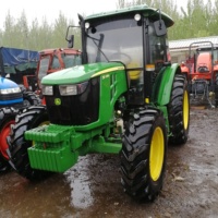 Tractor Usado para Agricultura J Deere 5E 954 95HP 4x4WD Tractor Compacto Agrícola Maquinaria Agrícola Massey Ferguson MF385