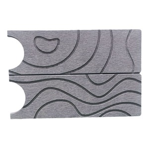 Tapis absorbant pour robinet Cy8088 Zt, gris, motif ondulé sculpté, résistant à l'humidité, pour cuisine et salle de bain, support de rangement portable sans perçage - Product Image 1
