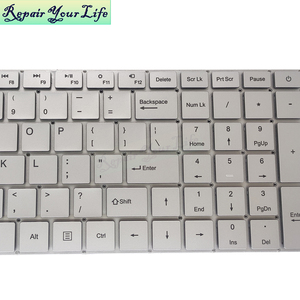 Teclado de ordenador portátil con retroiluminación en inglés de EE. UU. Para IRU Z15X C15X Z15S Q15A Z15F Q15S XS3501032 <span class=keywords><strong>XK</strong></span> + HS287 3501032 Sliver - Product Image 3