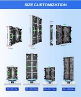 TOPvision P2.604 P2.976 P3.91 Hafif İç Mekan LED Sahne Ekranları Kiralama İşletmeleri İçin İdeal, Düğünler ve Ziyafetler İçin Uygun