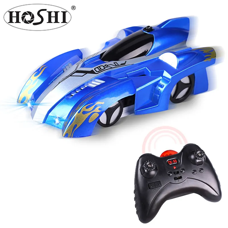 Remote Car Remote Car NEW HOSHI WT891 RC Car Climbing Wall Car Remote Control 360 Degree Rotating RC Toy LED Light For Christmas Promotion Cars
