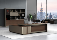 Table de bureau moderne de luxe pour PDG Design de bureau de direction Table de bureau Bureau de direction pour patron