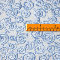 Tissu en dentelle filet 100 % polyester brodé africain prêt à expédier avec pierres/diamants, robes de mariée de luxe écologiques