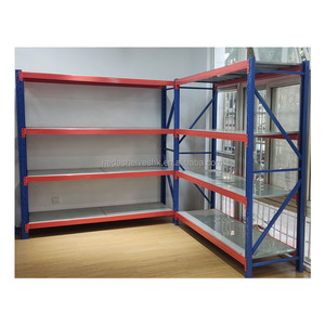 Étagères métalliques de garage bleues de Chine, rayonnages de stockage robustes pour entrepôt, unités de rangement - Product Image 4