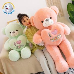 Custom Hot Selling PP Cotton Filled <b>Stuffed</b> Animal Brown Bear Plush <b>Toy</b> Pillow with Custom Sizes and Custom Logo for Unisex Gift - Product Image 3