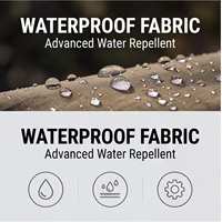 Tissu Ripstop Extensible T/C 230GSM de Qualité Professionnelle, Ignifuge, Imperméable et Résistant à l'Abrasion pour Vêtements