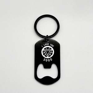 Anime <b>Key</b> Chain Wholesale <b>Key</b> <b>Ring</b> Bottle Opener Llavero Destapador Stainless Steel <b>Custom</b> Logo <b>Key</b> <b>Ring</b> - Product Image 1
