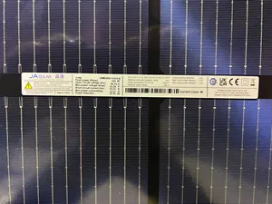 Precio de Paneles Solares al por Mayor, Marca de Nivel 1, Paneles Solares JA de 450W 440W 430W Totalmente Negros, 455 Vatios con 108 Celdas Solares TOPCon - Product Image 6