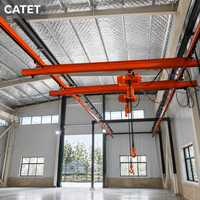 Grue monorail suspendue combinée légère et flexible de 2000 kg, structure en acier avec certification CE ISO pour grue de levage d'atelier