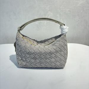 Bolso Tejido a Mano de Lujo para Mujer, para Todas las Temporadas, con Asa para Llevar al Hombro o Bajo el Brazo, Cierre de Cremallera, Ideal para Lonchera - Product Image 6