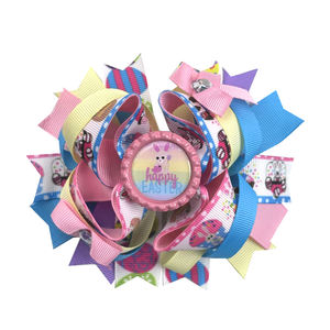 Venta al por Mayor de Lazos para <span class=keywords><strong>el</strong></span> Cabello con Diseño de Conejito de Pascua, Lazos de Huevo de Pascua, Accesorios para <span class=keywords><strong>el</strong></span> Cabello de Niños - Product Image 6