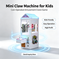 Mini machine à griffes pour enfants, jeu de grue d'amusement à monnayeur, distributeur de jouets économique