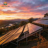 Système de rayonnage solaire PV en aluminium à montage au sol