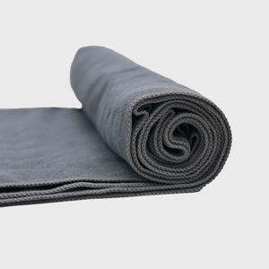 Serviette de sport portable en microfibre antidérapante de taille mat avec bandes élastiques - Product Image 5