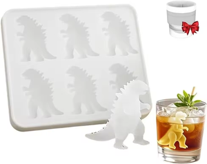 Siliconen Ijsblokjesbak Leuk Dier Vorm <span class=keywords><strong>3d</strong></span> Ijslolly Mallen Diy Reus Whisky Ices Dragon Siliconen Easy Release - Product Image 4