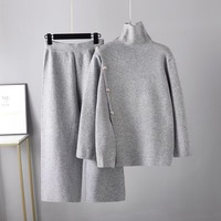 Hauts décontractés pour femmes les plus populaires, couleur unie, respirants, à manches longues, confortables, col montant, teinture artisanale, hiver