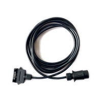 Autone TC235 12V / 7 broches Euro vers Aus câble adaptateur d'assemblage de fil de remorque avec connecteurs en plastique