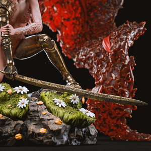 <span class=keywords><strong>Figurine</strong></span> <span class=keywords><strong>Malenia</strong></span>, déesse de la décomposition - Lame de Miquella, en résine 3D imprimée sur mesure, haute précision, pour collection, livraison rapide - Product Image 2