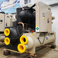 Refroidisseur d'eau à vis unique grande capacité d'occasion 1224KW R134a pour système CVC industriel et commercial