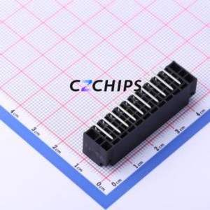 KF2EDGSRMG-3.5-2*10P Plug-in Terminal Block Bent Lead Through Hole,P=3.5mm Board-to-Board / Socket - Closed Screw Fixing 2x10P - Product Image 2