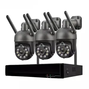 Home Security Cctv Camera System Night Vision Full Set Ip Security Camera System Wifi Surveillance Kit Hikvision Nvr H.265 HUA