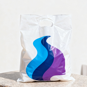 Cảm ơn bạn mua sắm quà tặng Carry nhựa Tote đóng gói túi xách cửa hàng trực tuyến Boutique xử lý quần áo <span class=keywords><strong>PE</strong></span> Poly bao bì túi - Product Image 4