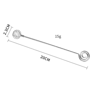 Palillos de Cóctel de Acero Inoxidable 304 de Doble Punta, Palitos para Miel con Resorte, Utensilios de Bar y Cocina para Cócteles - Product Image 2